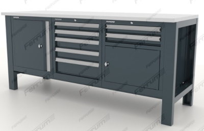 Верстак трехтумбовый Феррум 11.41520-7016 Верстак трехтумбовый Феррум 11.41520-7016