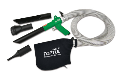Пневмопистолет всасывающий с насадками TOPTUL GDAE0702 Пневмопистолет всасывающий с насадками TOPTUL GDAE0702