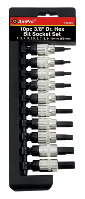 T33222 Набор головок с вставкой TORX 1/2", 8 предметов T33222 Набор головок с вставкой TORX 1/2", 8 предметов