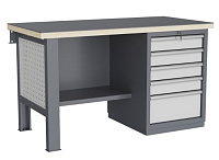 Верстак однотумбовый Верстакофф FBK 1551.15.3